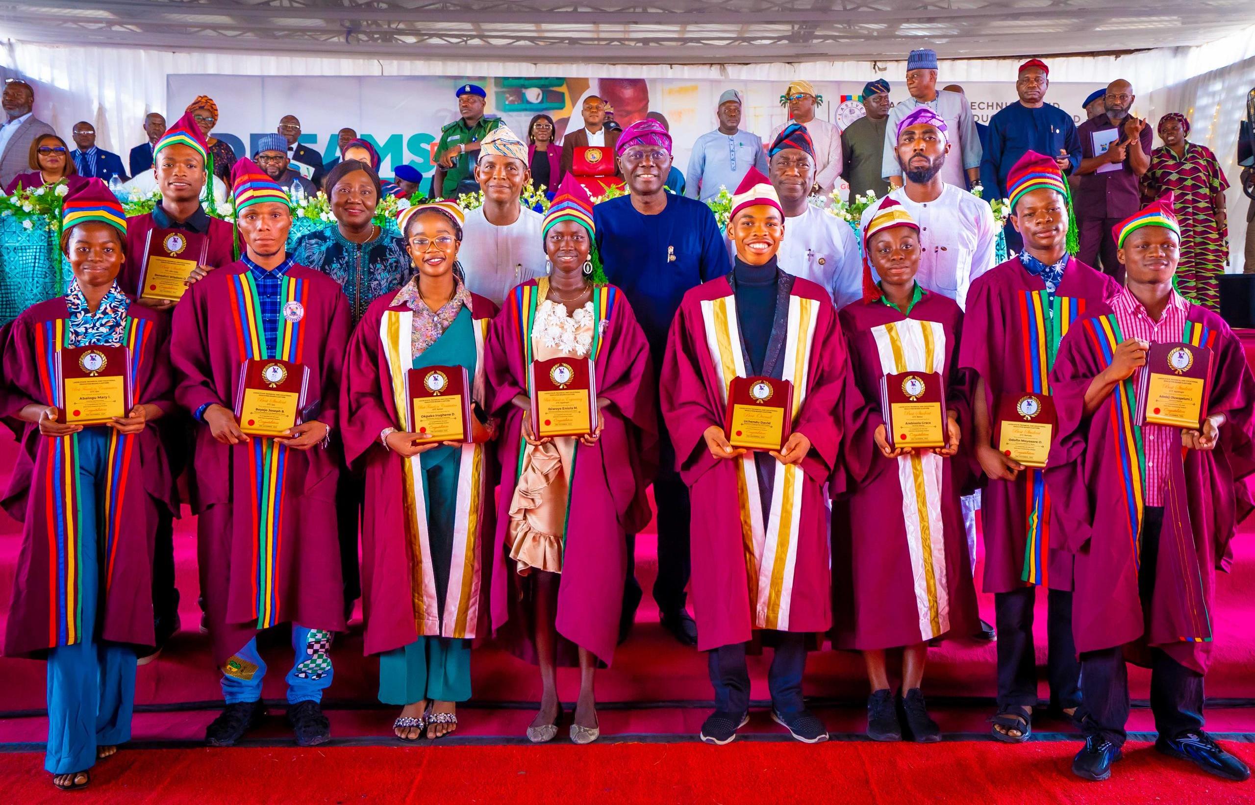 OVER 2,000 STUDENTS GRADUATE FROM LAGOS TECHNICAL COLLEGES